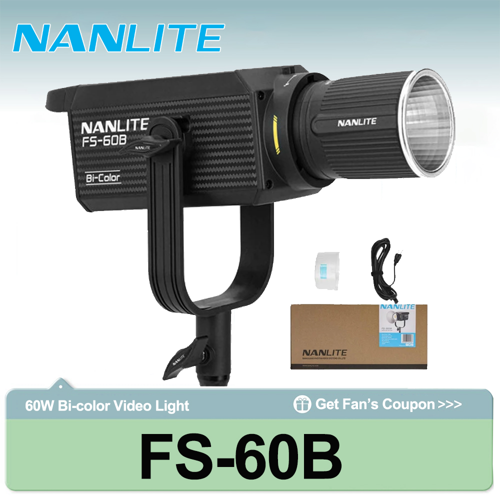 Outdoor Lighting Video - Nanlite FS-60B 70W Bi-color Spotlight 2700K-6500K