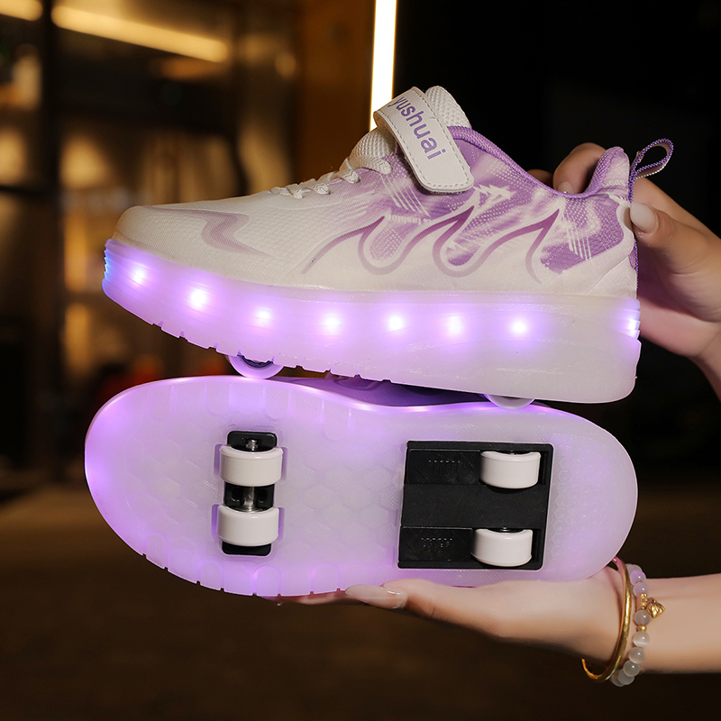 Youth Roller Shoes LED Lights  - Outdoor Lighting Quality 评论和价格