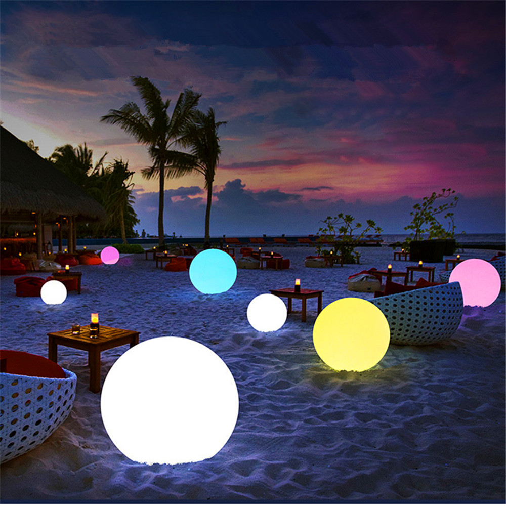 Rechargeable LED Glowing Ball  - Outdoor Lighting In Ground 评论和价格