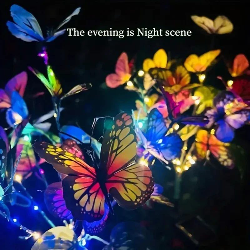 Solar LED Butterfly Garden Lig - Outdoor Lighting In Ground 评论和价格