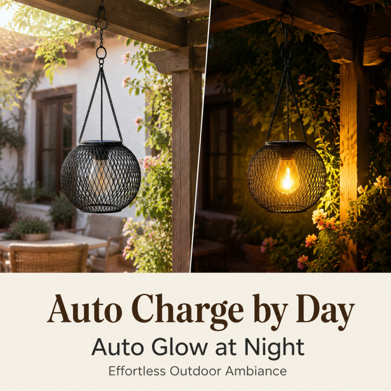 Solar Powered LED Hanging Floo - Outdoor Lighting In Ground 评论和价格