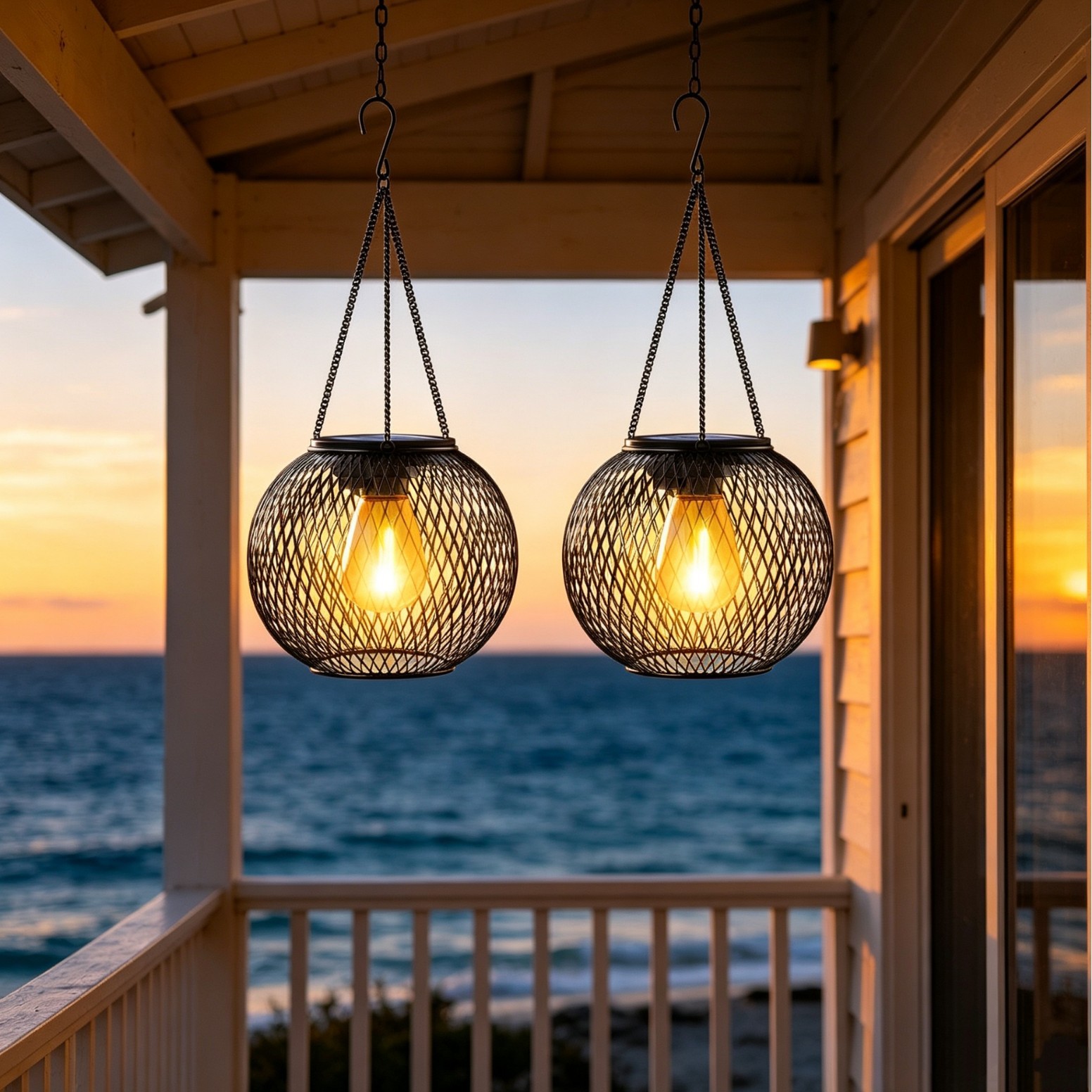 Solar Powered LED Hanging Floo - Outdoor Lighting In Ground 评论和价格