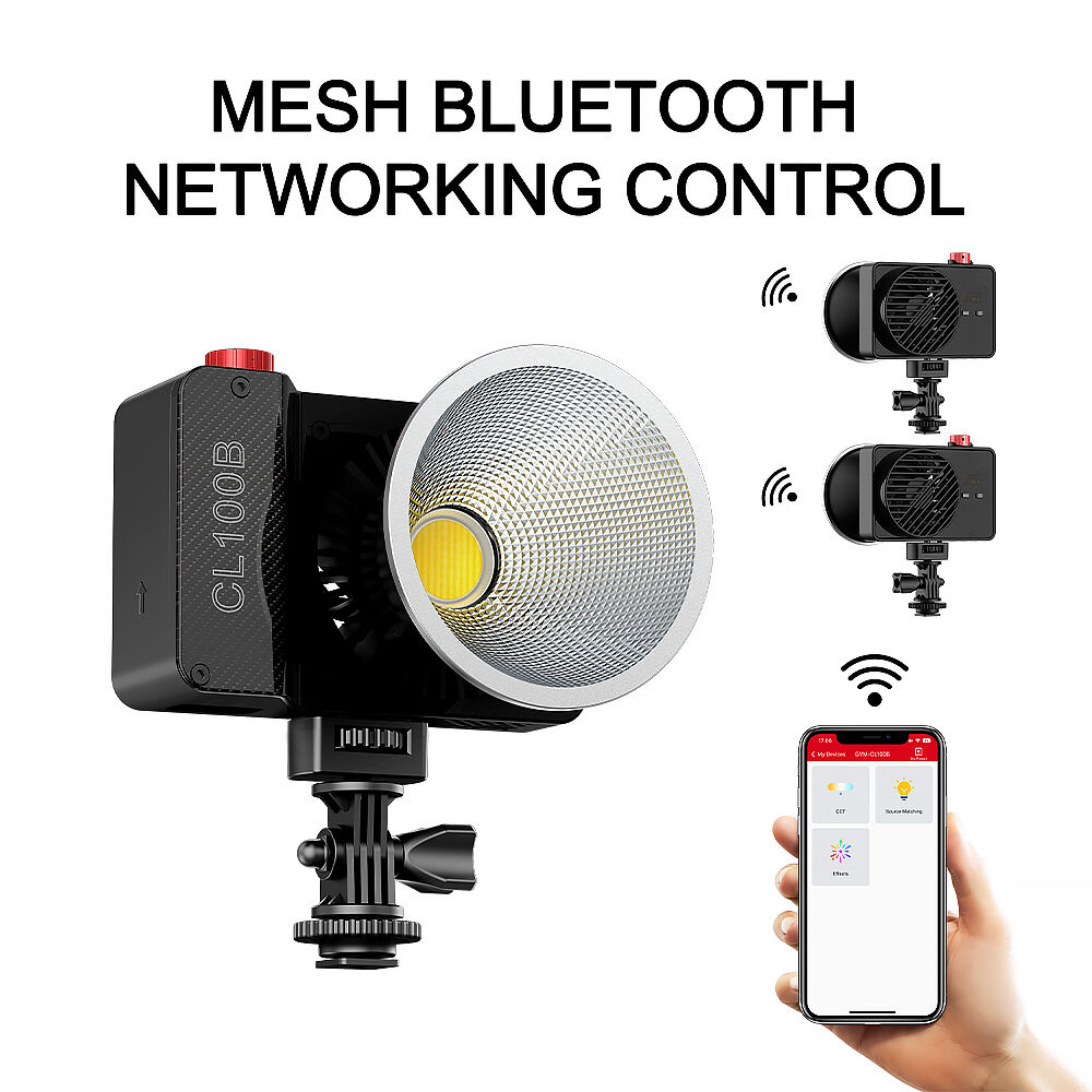 GVM CL100B Portable Bi-Color L - Outdoor Lighting Video 评论和价格