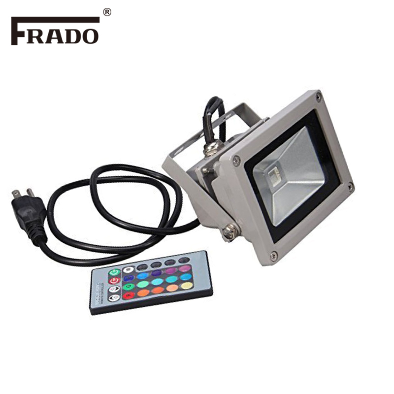 RGB LED Flood Lights 10W LED E - Outdoor Lighting Uk 评论和价格