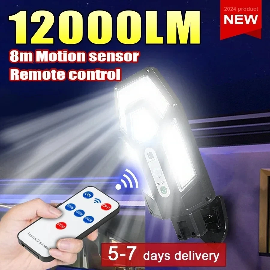 12000LM Powerful Solar Wall La - Outdoor Lighting In Ground 评论和价格