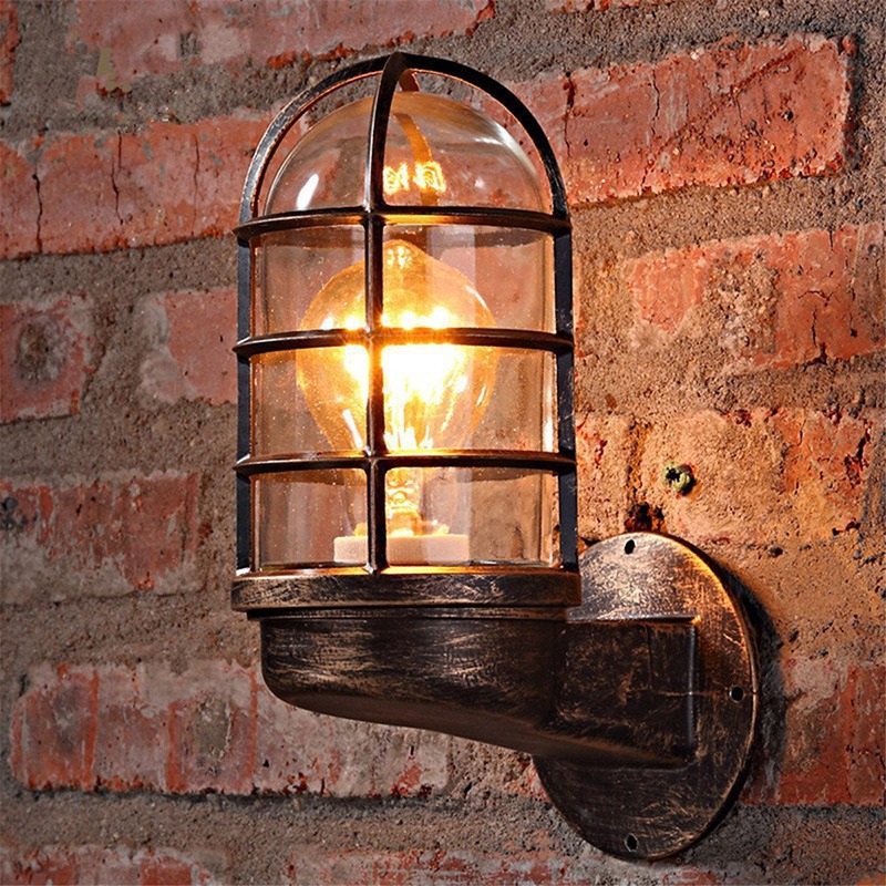 Vintage Loft Cage Industry Win - Outdoor Lighting Restaurant 评论和价格