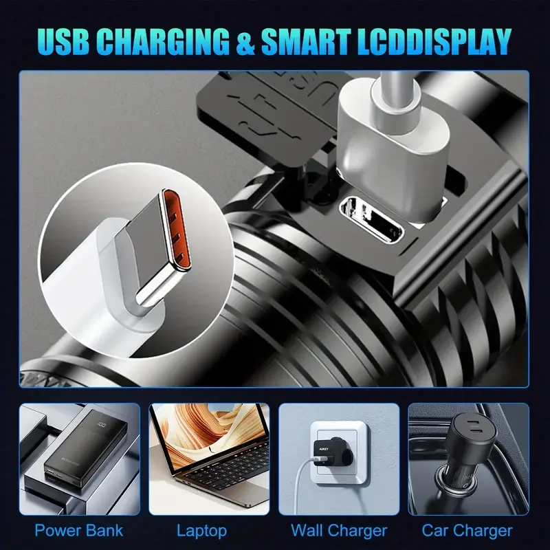 Tactical LED Flashlight 2000LM - Outdoor Lighting Quality 评论和价格