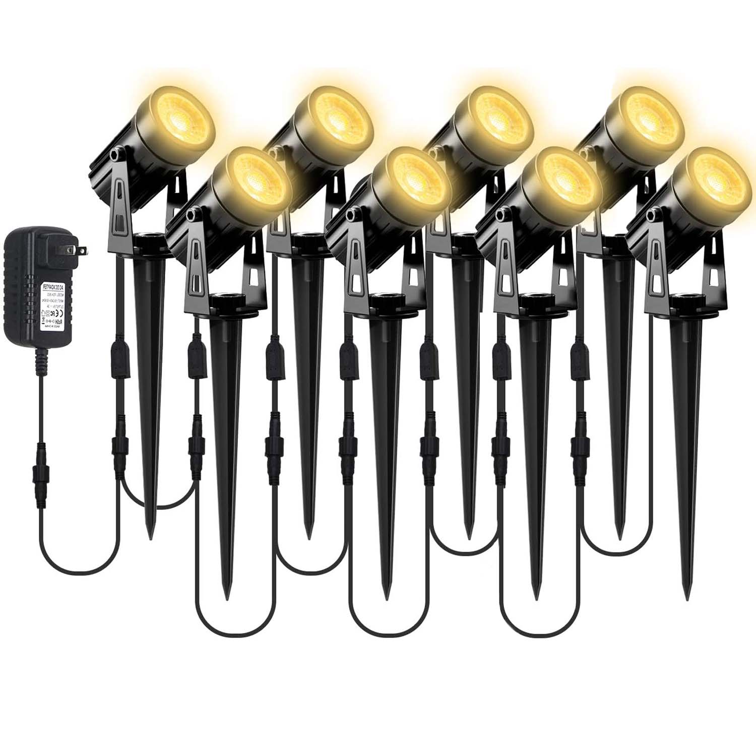 8LEDS 3000K Outdoor Spotlight  - Outdoor Lighting Uk 评论和价格