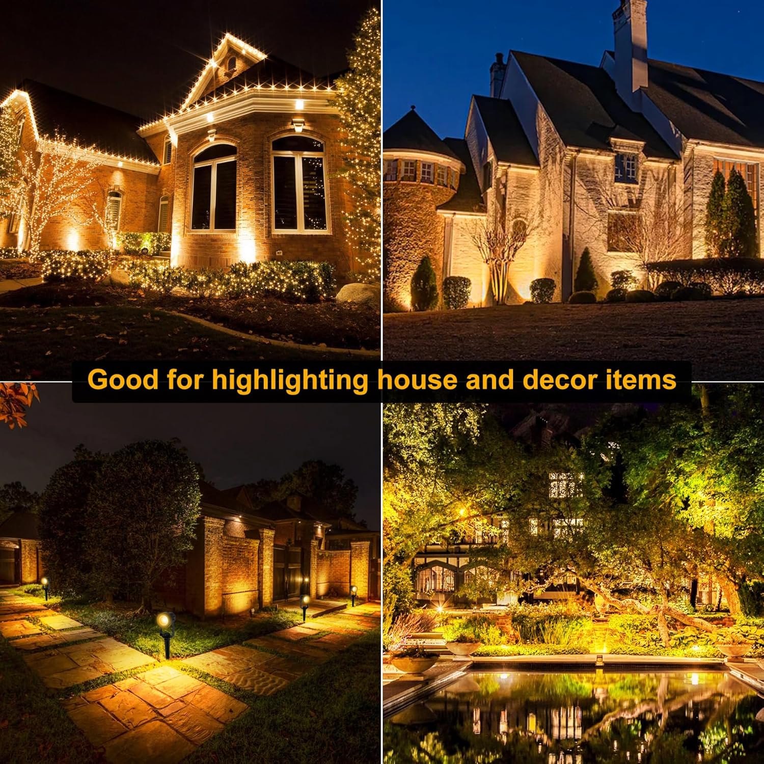8LEDS 3000K Outdoor Spotlight  - Outdoor Lighting Uk 评论和价格